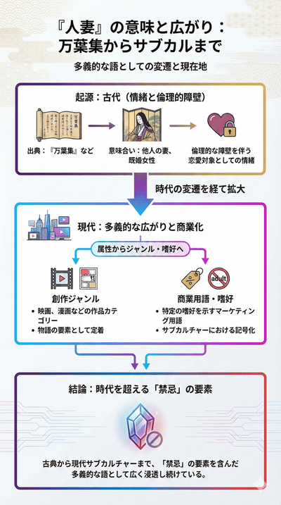 万葉集からサブカルまで：「人妻」の意味と広がり