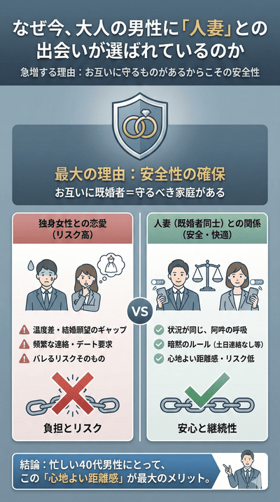 なぜ現在、「人妻」との出会いが中高年男性に選ばれているのか